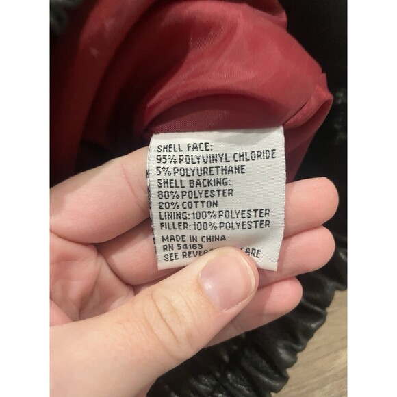 NFL Washington Redskins Men's Leather Full Zip Bomber Jacket 2XL XXL - Picture 7 of 12